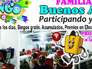 BINGO RECREACIONES FAMILIAR BUENOS AIRES 