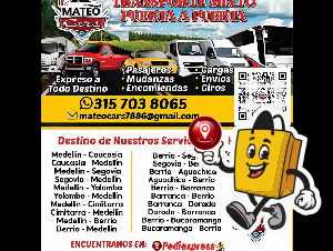 MATEO Cars  TRANSPORTE MIXTO PUERTA A PUERTA 