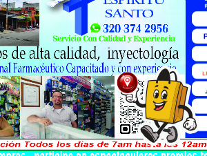 EN DROGUERÍA ESPÍRITU SANTO LO ENCUENTRAS TODO 