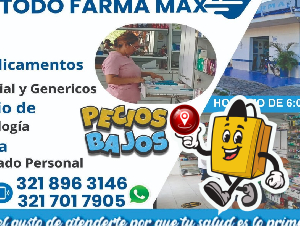 DROGUERÍA TODO FARMA MAX