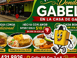 RESTAURANTE DONDE GABELO!  ( EN LA CASA DE GABELO )