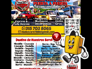 MATEO Cars  TRANSPORTE MIXTO PUERTA A PUERTA 
