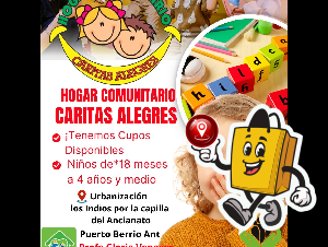 HOGAR COMUNITARIO CARITAS ALEGRES PUERTO BERRIO