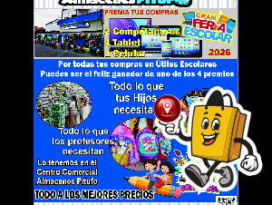 ALMACENES PITUFO GRAN FERIA ESCOLAR